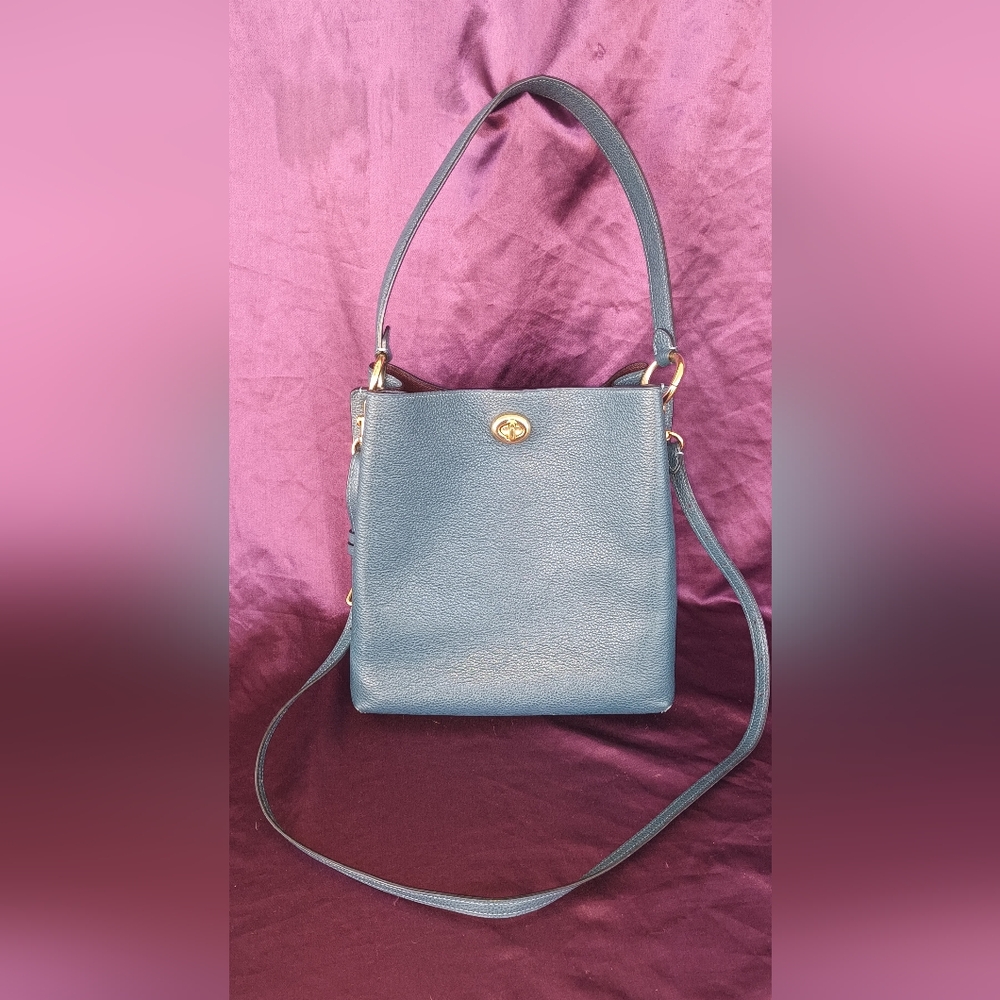 Coach Teal Charlie Bucket Bag
